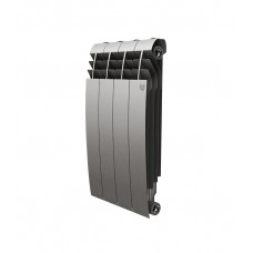 Радиатор биметаллический секционный Royal Thermo BiLiner Silver Satin 500 - 4 секции (RTBSS50004)